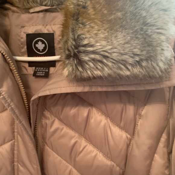 Coat 35 inches long from the collar with removable faux  fur collar brand new - Picture 1 of 5